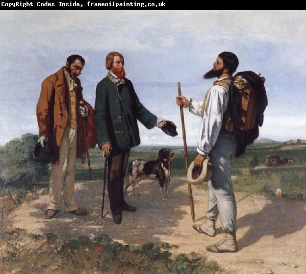 Gustave Courbet The Meeting
